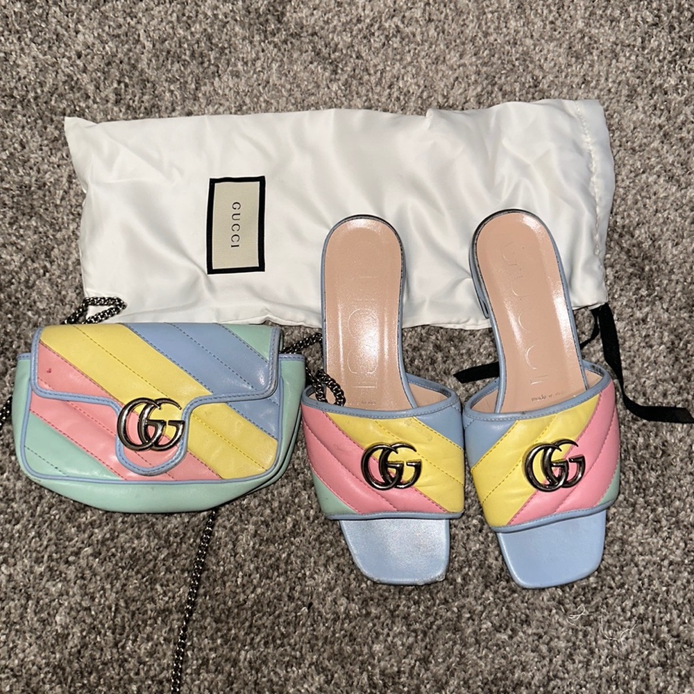 Gucci Shoes And Purse Good Condition